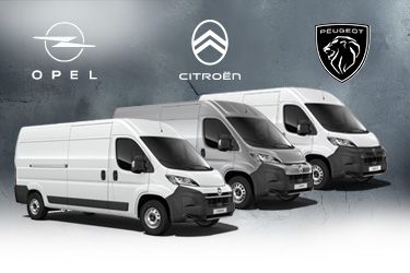 33,5 % Nachlass auf Opel Movano, Peugeot Boxer und Citroën Jumper